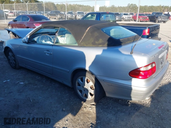 2002 Mercedes-Benz CLK 320/430 with VIN WDBLK65G62T114102, listed as a IAAI auction lot 41370516 with 127,540 mi miles and . Bid and sale history available at DreamBid. Image 3.