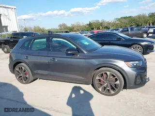 2021 Audi SQ5 Premium Plus with VIN WA1B4AFYXM2018610, listed as a IAAI auction lot 41672661 with 53,098 mi miles. Bid and sale history available at carsss.com. Image 13.