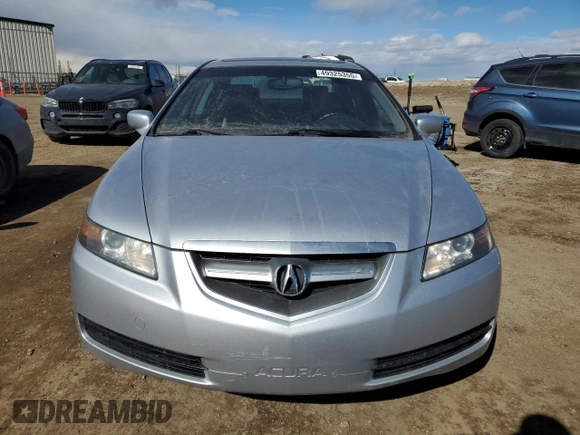2005 Acura TL with VIN 19UUA66225A801803, listed as a Copart auction lot 49325355 with 208,894 mi miles and Salvage Title. Bid and sale history available at carsss.com. Image 5.