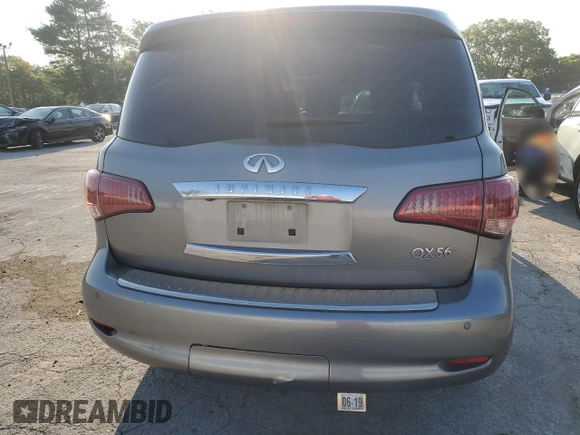 2012 Infiniti QX56 8-passenger with VIN JN8AZ2ND3C9715506, listed as a Copart auction lot 68324314 with 173,222 mi miles and Non Repairable. Bid and sale history available at carsss.com. Image 6.