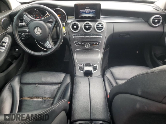2016 Mercedes-Benz C 300 with VIN 55SWF4JB0GU108645, listed as a Copart auction lot 53869535 with 124,477 mi miles and Clean Title. Bid and sale history available at carsss.com. Image 8.