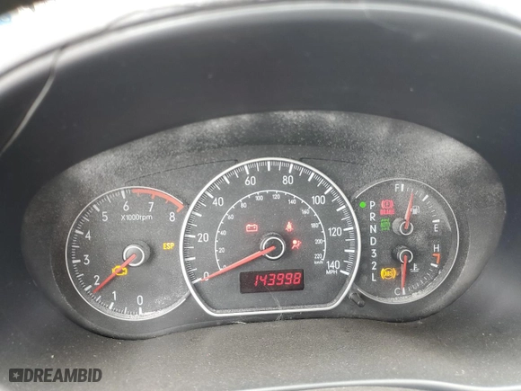 2008 Suzuki SX4 with VIN JS2YB417385103143, listed as a Copart auction lot 70592204 with 143,998 mi miles and Salvage Title. Bid and sale history available at carsss.com. Image 9.