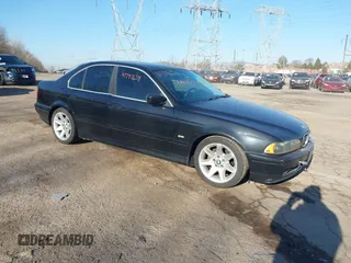 2002 BMW 5 Series 525iA with VIN WBADT43442GZ95534, listed as a IAAI auction lot 41747659 with 255,255 mi miles. Bid and sale history available at carsss.com. Image 1.