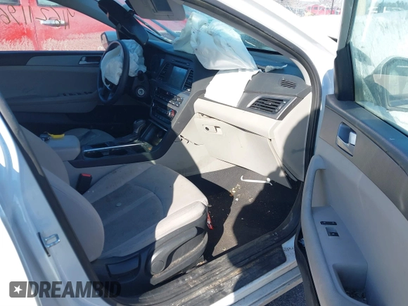 2017 Hyundai Sonata 2.4L with VIN 5NPE24AF4HH451523, listed as a IAAI auction lot 41621196 with 120,703 mi miles. Bid and sale history available at carsss.com. Image 5.