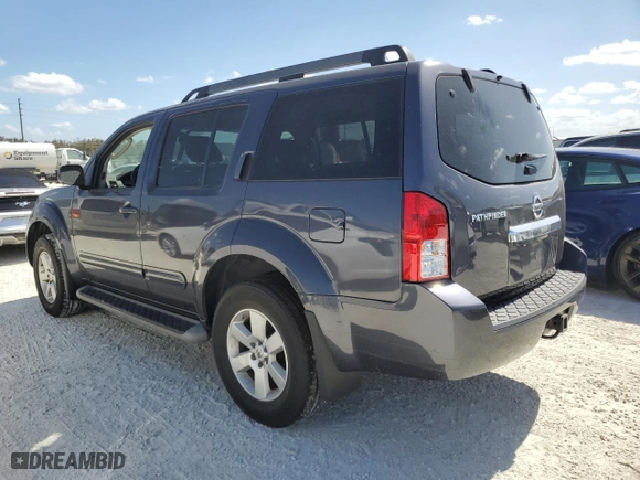 2011 Nissan Pathfinder Silver with VIN 5N1AR1NBXBC615324, listed as a Copart auction lot 76105034 with 135,212 mi miles and Non Repairable. Bid and sale history available at carsss.com. Image 2.