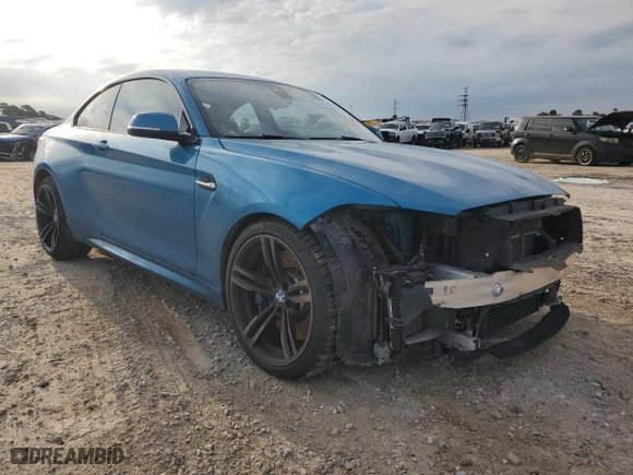 2017 BMW M2 with VIN WBS1H9C30HV887887, listed as a Copart auction lot 63991044 with 47,495 mi miles and Salvage Title. Bid and sale history available at carsss.com. Image 4.