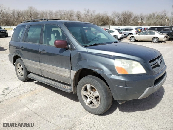 2004 Honda Pilot LX with VIN 2HKYF18174H510665, listed as a Copart auction lot 49353745 with 225,718 mi miles and Clean Title. Bid and sale history available at carsss.com. Image 4.