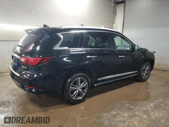 2017 Infiniti QX60 with VIN 5N1DL0MM7HC550677, listed as a Copart auction lot 50781605 with 87,274 mi miles and Salvage Title. Bid and sale history available at DreamBid. Image 3.