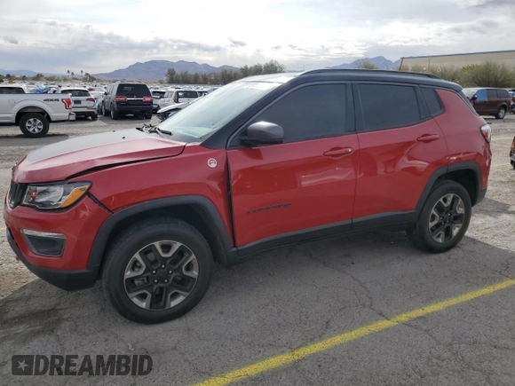 2017 Jeep Compass Trailhawk z VIN 3C4NJDDB8HT668097, wystawiony jako Copart lot #51618075 z przebiegiem 70 612 mil mil oraz Szkoda całkowita • Salvage title. Historia ofert i sprzedaży dostępna na DreamBid. Obrazek 1.