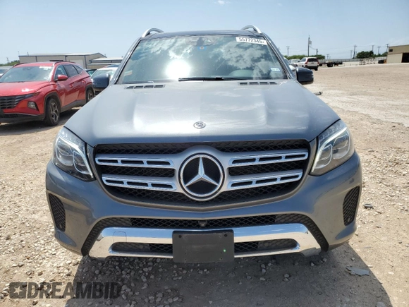 2018 Mercedes-Benz GLS 450 with VIN 4JGDF6EE0JB011217, listed as a Copart auction lot 55772345 with 91,542 mi miles and Salvage title. Bid and sale history available at DreamBid. Image 5.