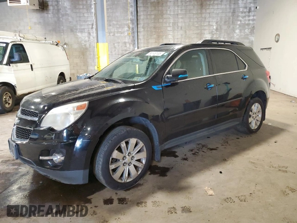 2010 Chevrolet Equinox 2LT with VIN 2CNFLPEYXA6238662, listed as a Copart auction lot 55148105 with 167,849 mi miles and Salvage Title. Bid and sale history available at DreamBid. Image 1.