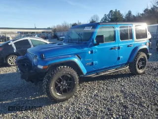 2022 Jeep Wrangler Unlimited Sahara z VIN 1C4HJXEN8NW262480, wystawiony jako Copart lot #46143355 z przebiegiem 59 315 mil mil oraz Szkoda całkowita • Salvage title. Historia ofert i sprzedaży dostępna na DreamBid. Obrazek 1.