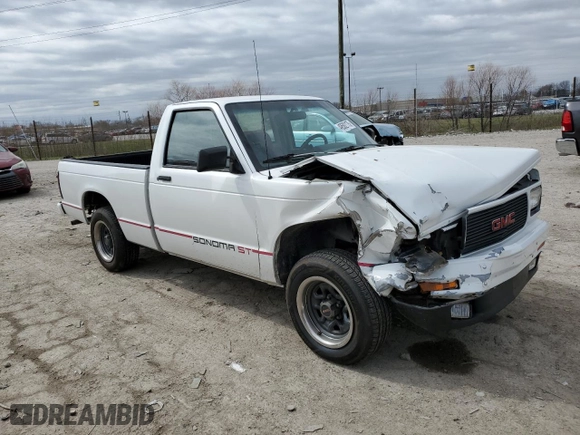 1992 GMC Sonoma with VIN 1GTCS14Z8N8505850, listed as a Copart auction lot 49582175 with 44,301 mi miles and Salvage Title. Bid and sale history available at carsss.com. Image 4.