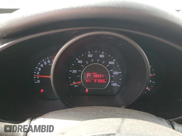 2015 Kia Soul + with VIN KNDJP3A5XF7765583, listed as a Copart auction lot 50600015 with 91,069 mi miles and Salvage Title. Bid and sale history available at carsss.com. Image 9.