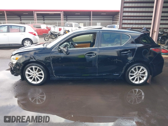 2011 Lexus CT 200h with VIN JTHKD5BH2B2031222, listed as a IAAI auction lot 41551693 with 123,596 mi miles. Bid and sale history available at carsss.com. Image 15.