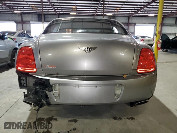 2006 Bentley Flying Spur with VIN SCBBR53W06C034462, listed as a Copart auction lot 46793785 with 25,352 mi miles and Salvage Title. Bid and sale history available at DreamBid. Image 6.