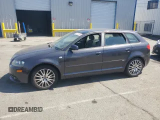 2007 Audi A3 with VIN WAUHF78P77A036927, listed as a Copart auction lot 54838745 with 148,032 mi miles and Clean title. Bid and sale history available at DreamBid. Image 1.