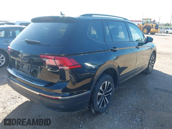 2023 Volkswagen Tiguan S with VIN 3VVRB7AX0PM120136, listed as a IAAI auction lot 42068030 with 46,220 mi miles and . Bid and sale history available at DreamBid. Image 4.