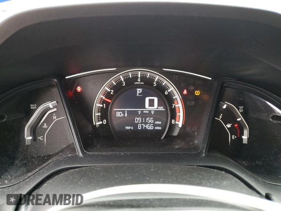 2017 Honda Civic LX z VIN 19XFC2F53HE043251, wystawiony jako Copart lot #53965175 z przebiegiem 91 156 mil mil oraz Czysty tytuł • Clean title. Historia ofert i sprzedaży dostępna na DreamBid. Obrazek 9.
