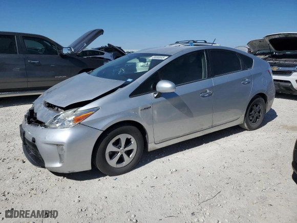 2015 Toyota Prius Four with VIN JTDKN3DUXF0434718, listed as a Copart auction lot 49888695 with 0 mi miles and Salvage Title. Bid and sale history available at carsss.com. Image 1.