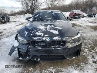 2018 BMW M4 with VIN WBS4Y9C51JAA92457, listed as a Copart auction lot 87014004 with 83,423 mi miles and Salvage Title. Bid and sale history available at carsss.com. Image 5.