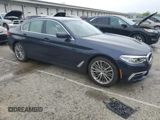 2019 BMW 5 Series 540i xDrive with VIN WBAJE7C55KWW20474, listed as a Copart auction lot 55219625 with 40,095 mi miles and Salvage title. Bid and sale history available at DreamBid. Image 4.