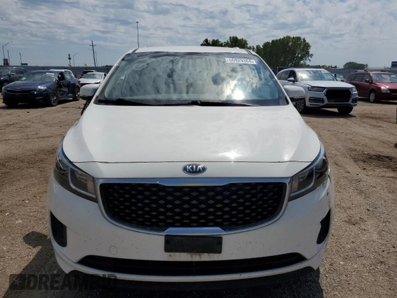 2016 Kia Sedona LX with VIN KNDMB5C1XG6162111, listed as a Copart auction lot 66929384 with 72,555 mi miles and Salvage Title. Bid and sale history available at carsss.com. Image 5.