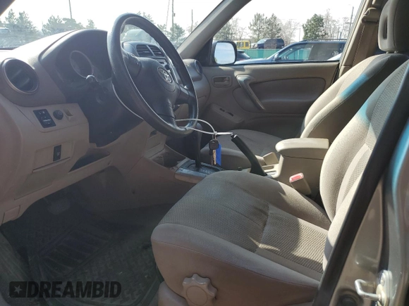 2005 Toyota RAV4 with VIN JTEHD20V750060763, listed as a Copart auction lot 50265955 with 210,135 mi miles and Salvage Title. Bid and sale history available at carsss.com. Image 7.