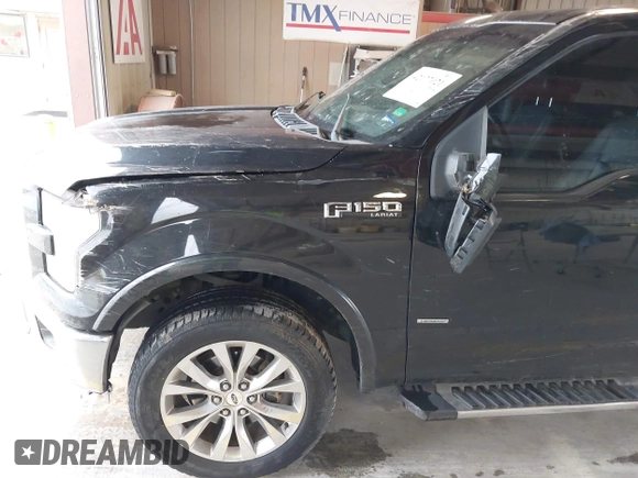 2015 Ford F-150 XL with VIN 1FTEW1CG4FKD77401, listed as a IAAI auction lot 42177021 with 162,825 mi miles. Bid and sale history available at carsss.com. Image 6.