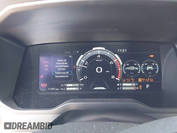 2024 Toyota Tundra 1794 Edition with VIN 5TFMA5DB2RX173868, listed as a IAAI auction lot 41149470 with 11,391 mi miles and . Bid and sale history available at DreamBid. Image 7.