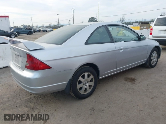 2003 Honda Civic EX with VIN 1HGEM21993L000909, listed as a IAAI auction lot 41663246 with 279,941 mi miles. Bid and sale history available at carsss.com. Image 4.