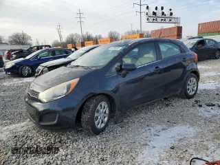 2012 Kia Rio EX with VIN KNADN5A32C6066671, listed as a Copart auction lot 42399395 with 0 mi miles and Salvage Title. Bid and sale history available at carsss.com. Image 1.