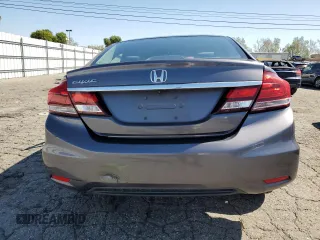 2015 Honda Civic Sedan LX with VIN 2HGFB2F51FH532947, listed as a Copart auction lot 49645685 with 97,466 mi miles and Salvage Title. Bid and sale history available at carsss.com. Image 6.