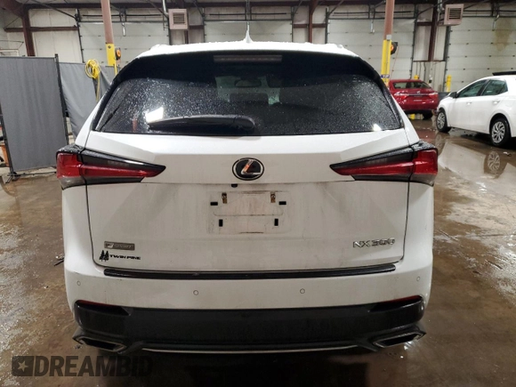 2021 Lexus NX with VIN JTJSARDZ0M2262613, listed as a Copart auction lot 43578935 with 45,182 mi miles and Salvage Title. Bid and sale history available at carsss.com. Image 6.