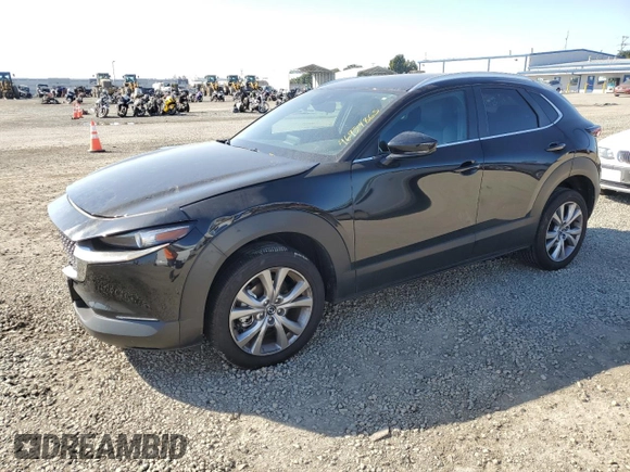 2023 Mazda CX-30 S Carbon Edition with VIN 3MVDMBCM8PM567157, listed as a Copart auction lot 46954865 with 20,038 mi miles and Salvage Title. Bid and sale history available at DreamBid. Image 1.
