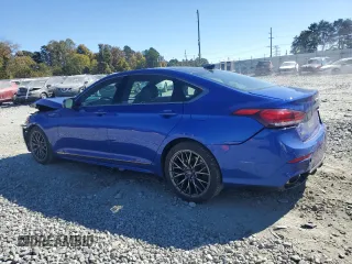 2020 Genesis G80 3.8L with VIN KMTFN4JE4LU329537, listed as a Copart auction lot 76778194 with 30,346 mi miles and Salvage Title. Bid and sale history available at carsss.com. Image 2.