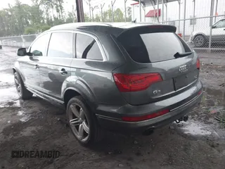 2015 Audi Q7 Premium Plus with VIN WA1LGAFE9FD031423, listed as a IAAI auction lot 42318500 with 79,108 mi miles and . Bid and sale history available at DreamBid. Image 3.