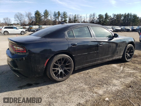 2018 Dodge Charger SXT Plus with VIN 2C3CDXHG4JH125077, listed as a Copart auction lot 46677265 with 114,673 mi miles and Salvage Title. Bid and sale history available at carsss.com. Image 3.