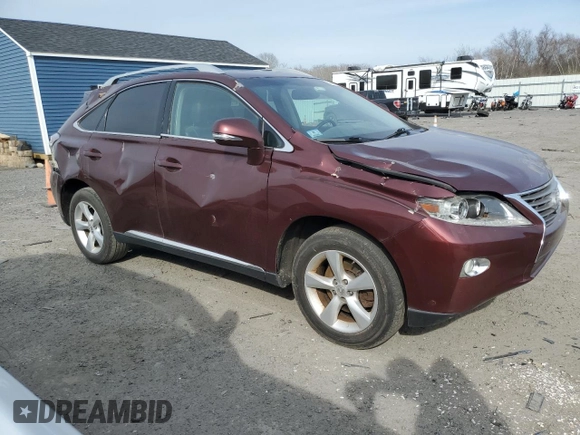 2014 Lexus RX 350 with VIN 2T2BK1BA9EC250702, listed as a Copart auction lot 53681095 with 182,910 mi miles and Clean Title. Bid and sale history available at DreamBid. Image 4.