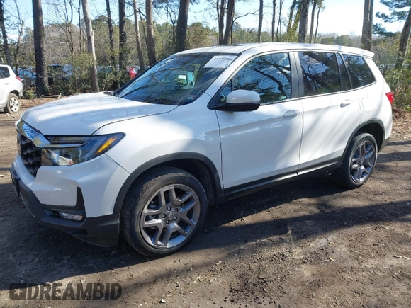 2023 Honda Passport EX-L z VIN 5FNYF8H56PB037470, wystawiony jako IAAI lot #41330084 z przebiegiem Nie podano mil oraz . Historia ofert i sprzedaży dostępna na DreamBid. Obrazek 16.