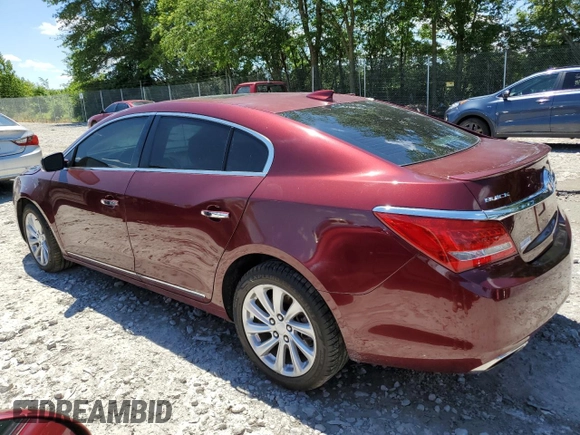 2016 Buick LaCrosse Leather with VIN 1G4GB5G34GF210755, listed as a Copart auction lot 60276364 with 0 mi miles and Salvage Title. Bid and sale history available at carsss.com. Image 2.