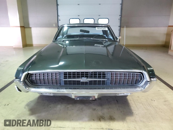 1967 Ford Thunderbird with VIN 7Y81Z102445, listed as a Copart auction lot 68542543 with 60,979 mi miles and Clean Title. Bid and sale history available at DreamBid. Image 5.