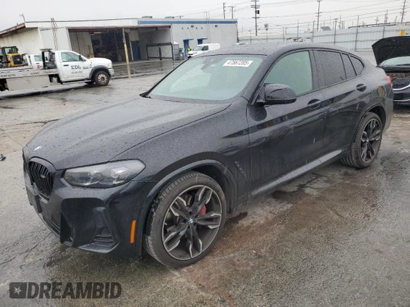 2022 BMW X4 M40i with VIN 5UX43DT06N9J88181, listed as a Copart auction lot 47567285 with 15,603 mi miles and Salvage Title. Bid and sale history available at carsss.com. Image 1.