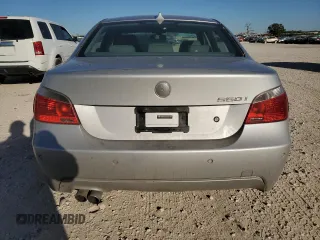 2007 BMW 5 Series 550i with VIN WBANB535X7CP05348, listed as a Copart auction lot 80803994 with Not Provided miles and Salvage Title. Bid and sale history available at DreamBid. Image 6.