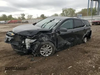 2019 Chevrolet Equinox LT z VIN 2GNAXKEVXK6270130, wystawiony jako Copart lot #55967595 z przebiegiem 117 901 mil mil oraz Szkoda całkowita • Salvage title. Historia ofert i sprzedaży dostępna na DreamBid. Obrazek 1.