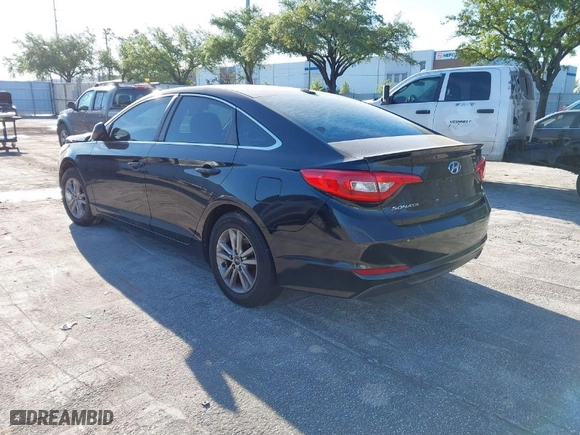 2016 Hyundai Sonata 2.4L SE with VIN 5NPE24AF4GH340064, listed as a IAAI auction lot 41853643 with 1 mi miles. Bid and sale history available at carsss.com. Image 3.