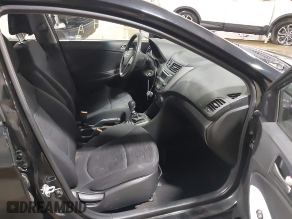 2017 Hyundai Accent SE with VIN KMHCT5AE2HU321940, listed as a IAAI auction lot 41801114 with 34,123 mi miles. Bid and sale history available at carsss.com. Image 5.