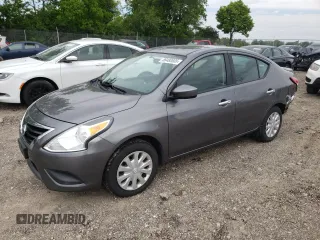 2017 Nissan Versa SV with VIN 3N1CN7AP7HL839843, listed as a Copart auction lot 58480605 with 101,910 mi miles and Salvage title. Bid and sale history available at DreamBid. Image 1.