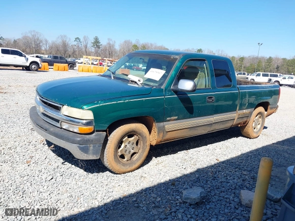 1999 Chevrolet Silverado 1500 LS with VIN 2GCEC19V7X1168265, listed as a IAAI auction lot 41678567 with 1 mi miles. Bid and sale history available at carsss.com. Image 2.