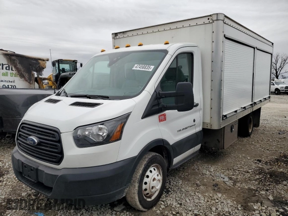 2019 Ford Transit with VIN 1FDRS9ZM8KKB46743, listed as a Copart auction lot 47458835 with 287,798 mi miles and Clean Title. Bid and sale history available at DreamBid. Image 1.